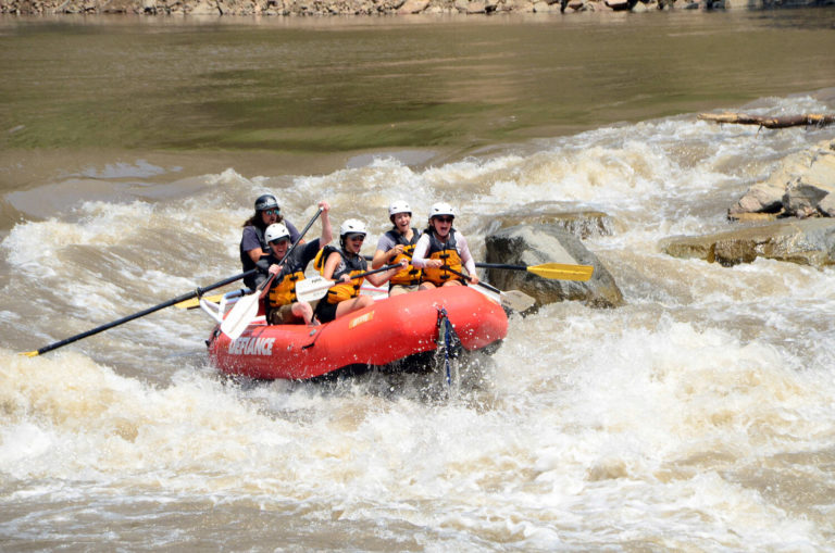 Entrance of the colorado river rafting