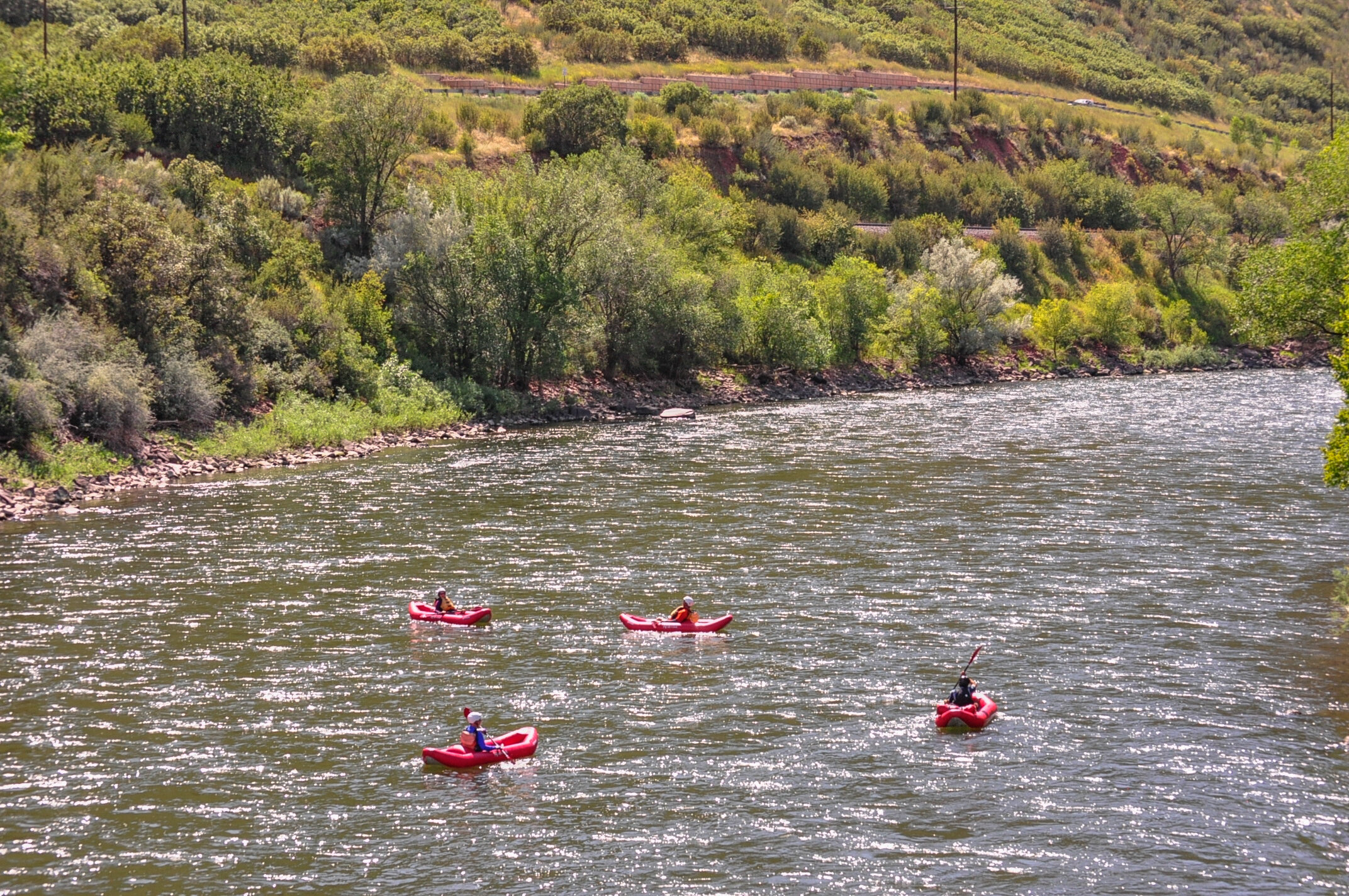 Duckies on the Colorado River, Photo courtesy of Defiance River Outfitters