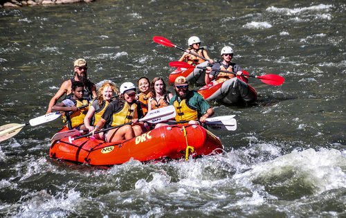 Group Rafting Trip Colorado River