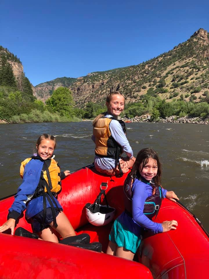 Elsie and cousins on the Glenwood Canyon Half-Day trip with Defiance Rafting Company (photo courtesy of Shelby Montross)