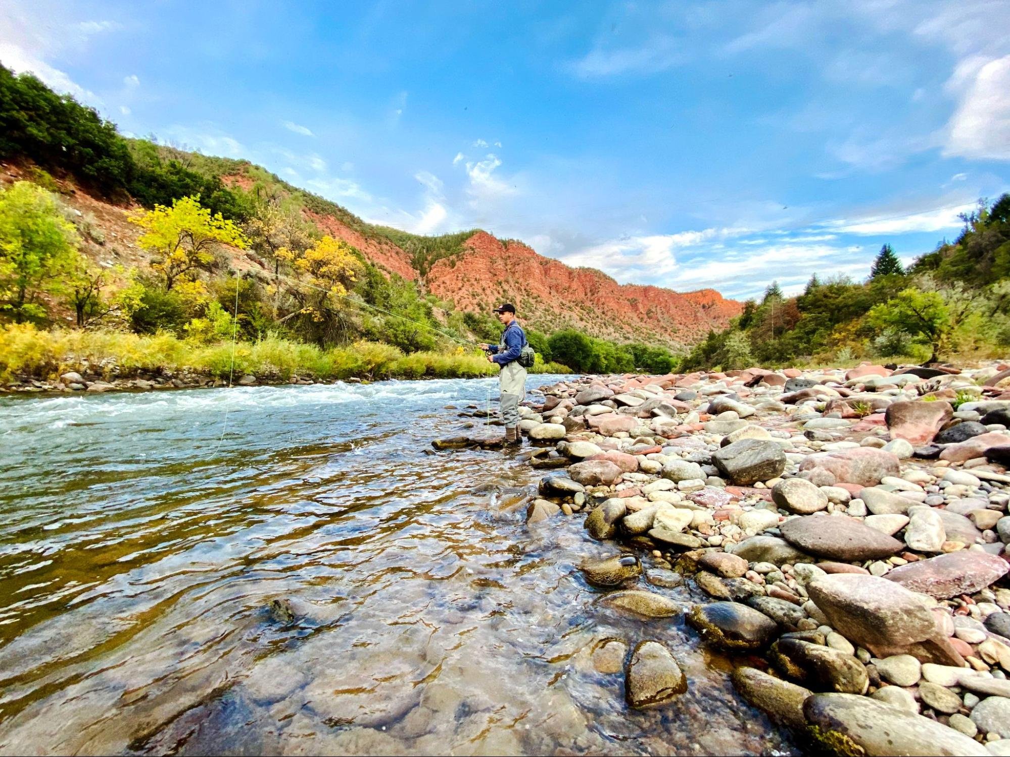 Fly Fishing Along the Roaring Fork River