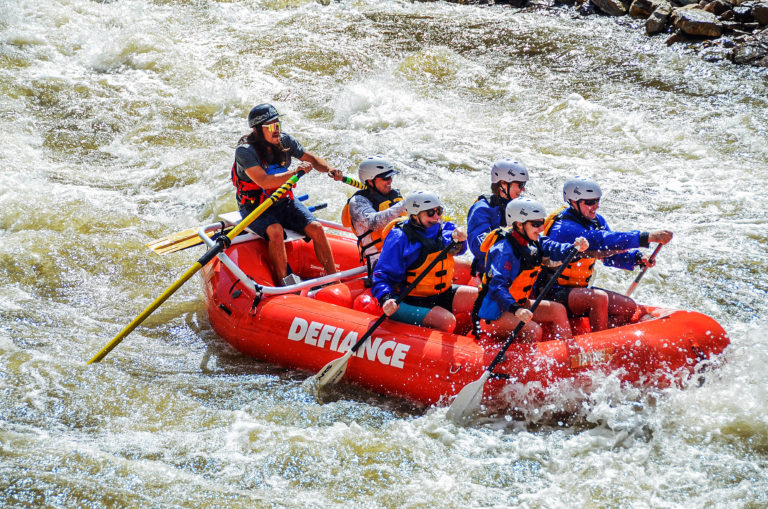 Whitewater rafting with Defiance Rafting Company