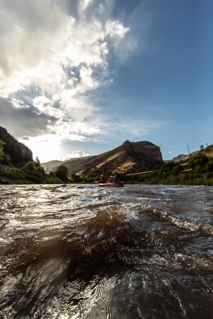 Colorado views while rafting